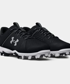 Under Armour Leadoff Low RM Men's Molded Cleat - Black/White