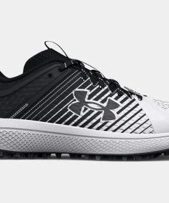 Under Armour Men's Yard Turf Baseball Shoe - White/Black