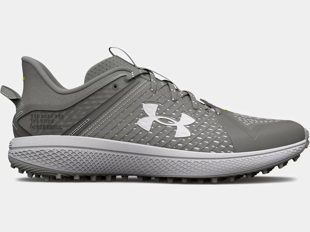 Under Armour Men's Yard Turf Baseball Shoe - Grey 1 Under Armour Men's Yard Turf Baseball Shoe - Grey
