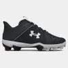 Under Armour Leadoff Low RM Jr. Youth Molded Cleat - Black/White