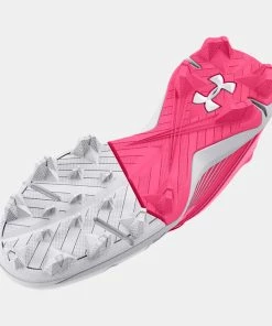 Under Armour Leadoff Low RM Jr. Youth Molded Cleat - Pink/White 7 Under Armour Leadoff Low RM Jr. Youth Molded Cleat - Pink/White -Gloves Sales Store 3025600 100 SOLE