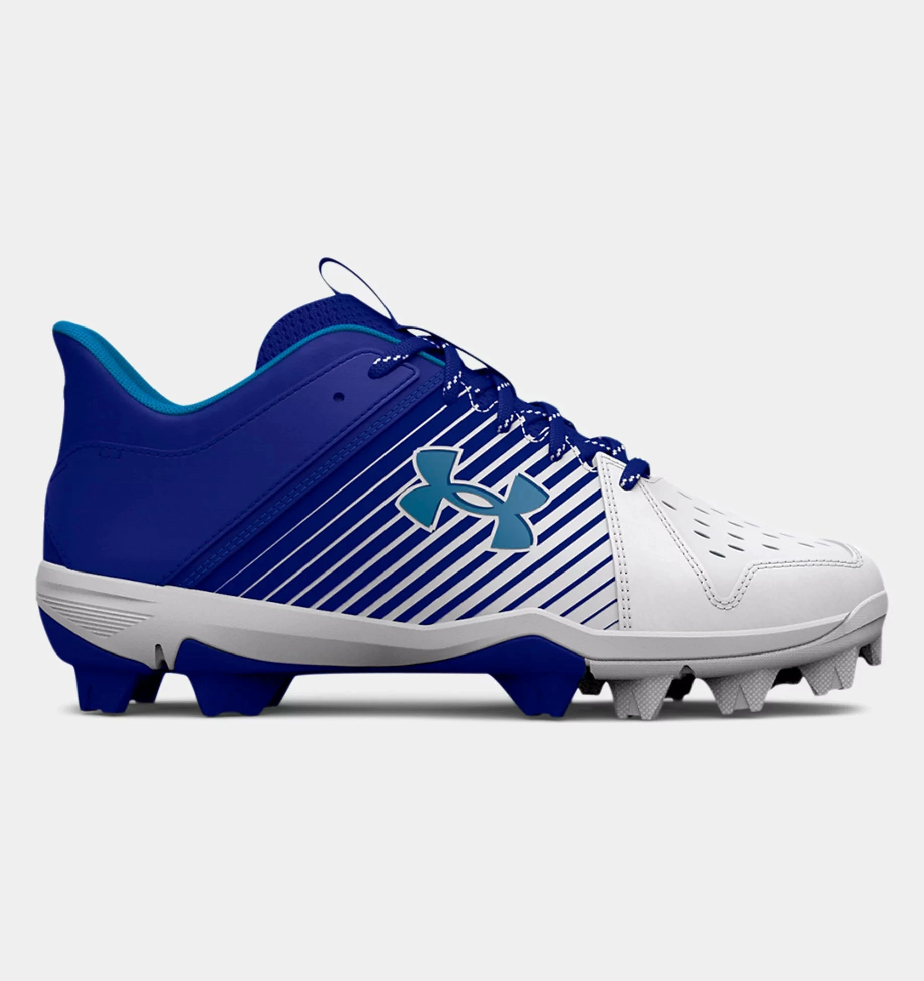 Under Armour Leadoff Low RM Jr. Youth Molded Cleat - Royal/White 1 Under Armour Leadoff Low RM Jr. Youth Molded Cleat - Royal/White