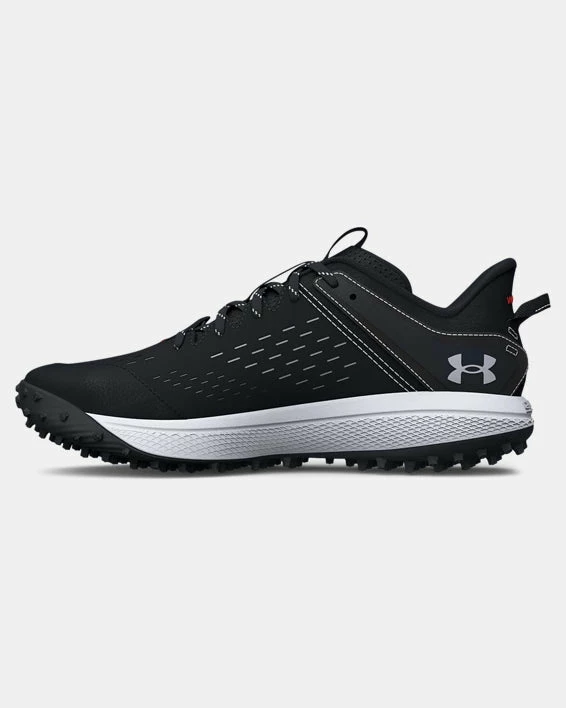 Under Armour Youth Yard Turf Jr. Baseball Shoe - Black 2 Under Armour Youth Yard Turf Jr. Baseball Shoe - Black - Image 2