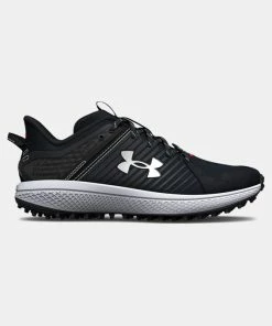 Under Armour Youth Yard Turf Jr. Baseball Shoe - Black