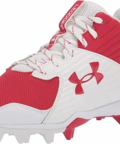 Under Armour Leadoff Low RM Molded Cleats - Red/White