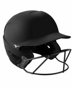 Mizuno F6 Matte Fastpitch Batting Helmet - Black