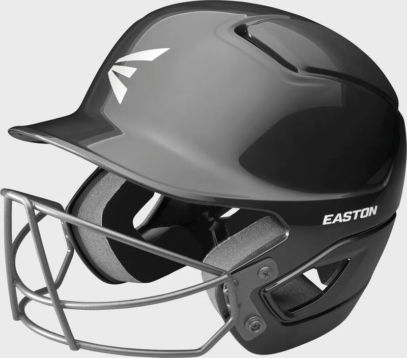 Easton Alpha T-Ball Batting Helmet With Mask - Black 1 Easton Alpha T-Ball Batting Helmet With Mask - Black