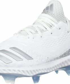 Adidas Icon Bounce TPU Molded Fastpitch Cleat AQ0180 - White/Grey