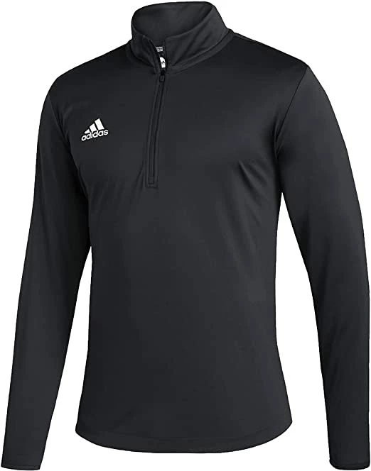 Adidas Under The Lights Long Sleeve Knit 1/4 Zip Men's Training Jacket - Black FP9871 1 Adidas Under The Lights Long Sleeve Knit 1/4 Zip Men's Training Jacket - Black FP9871