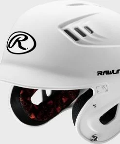 Rawlings R16M Matte Batting Helmet - White