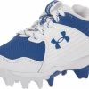 Under Armour Leadoff Low RM Jr. Youth Molded Cleat - Royal/White