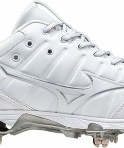 Mizuno 9 Spike Swift 7 Womens Metal Softball Cleat - White