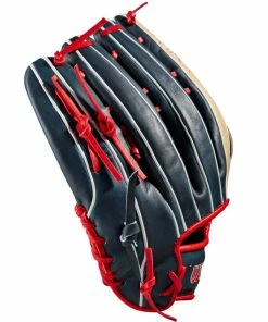 Wilson A2K 12.75" Juan Soto JS22 Baseball Glove -Gloves Sales Store WBW101010 3 A2K Juan Soto JS22GM 1275 Blonde Red Navy.png.cq5dam.web .1200.1200 720x 2afa4c72 f481 4516 b483 ff666368997e