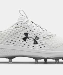 Under Armour Yard MT Metal Baseball Cleat - White