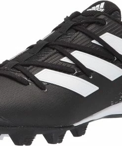 Adidas Afterburner 8MD K Youth Molded Cleat - Black/White