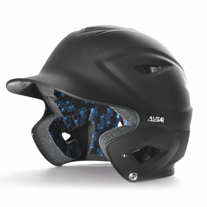 All-Star All Star S7™ Solid Matte Adult Batting Helmet - Black 1 All-Star All Star S7™ Solid Matte Adult Batting Helmet - Black