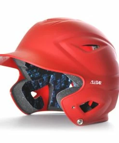 All-Star All Star S7™ Solid Matte Adult Batting Helmet - Red