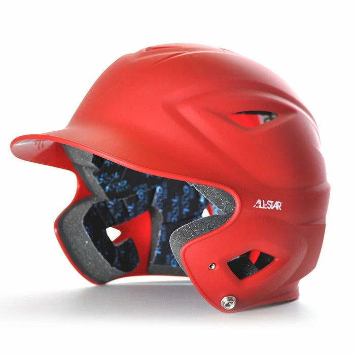 All-Star All Star S7™ Solid Matte Adult Batting Helmet - Red 1 All-Star All Star S7™ Solid Matte Adult Batting Helmet - Red