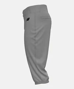 New Balance BMP236 Men's Adversary 2.0 Solid Knicker Baseball Pants - Grey -Gloves Sales Store bmp236gr nb 03 i