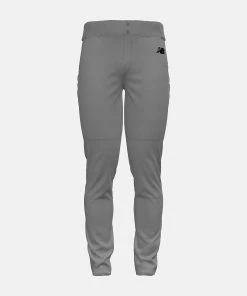 New Balance BMP332 Men's Adversary 2.0 Solid Tapered Baseball Pants - Grey