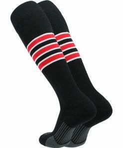 Twin City TCK Striped Baseball/Softball Socks -Gloves Sales Store bwscarlet