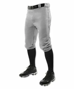 Champro Sports Champro Youth BP10 Triple Crown Knicker Baseball Pants - Grey