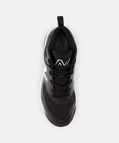 New Balance Youth 3000 V6 Molded Cleat - Black W/ White 6 New Balance Youth 3000 V6 Molded Cleat - Black W/ White -Gloves Sales Store j3000bk6 nb 04 i