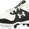 Under Armour Leadoff Low RM Jr. Youth Molded Cleat - White/Black
