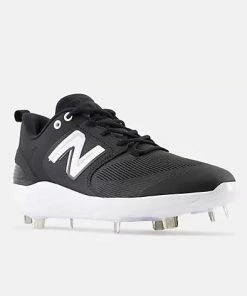 New Balance Fresh Foam X 3000 V6 Metal Cleat L3000BK6 - Black/White