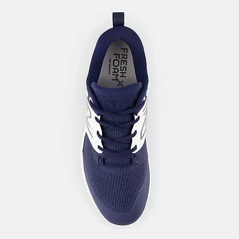 New Balance Fresh Foam X 3000 V6 Metal Cleat - Navy/White 4 New Balance Fresh Foam X 3000 V6 Metal Cleat - Navy/White - Image 4