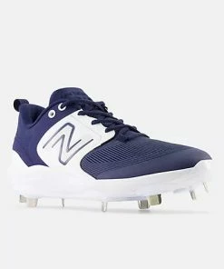 New Balance Fresh Foam X 3000 V6 Metal Cleat - Navy/White