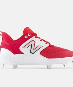 New Balance Fresh Foam X 3000 V6 Metal Cleat - Red/White 7 New Balance Fresh Foam X 3000 V6 Metal Cleat - Red/White -Gloves Sales Store l3000tr6 nb 02 i