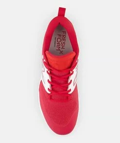 New Balance Fresh Foam X 3000 V6 Metal Cleat - Red/White 8 New Balance Fresh Foam X 3000 V6 Metal Cleat - Red/White -Gloves Sales Store l3000tr6 nb 04 i