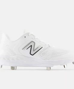 New Balance Fresh Foam X 3000 V6 Metal Cleat - White 7 New Balance Fresh Foam X 3000 V6 Metal Cleat - White -Gloves Sales Store l3000tw6 nb 02 i