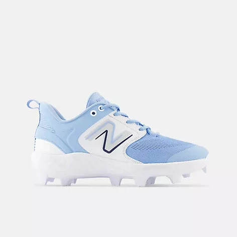 New Balance Fresh Foam 3000 V6 Molded Cleat - Columbia W/ White 3 New Balance Fresh Foam 3000 V6 Molded Cleat - Columbia W/ White - Image 3