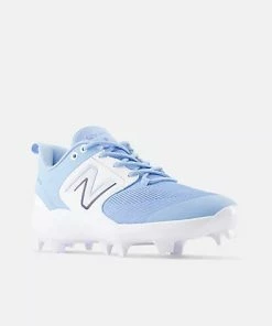 New Balance Fresh Foam 3000 V6 Molded Cleat - Columbia W/ White