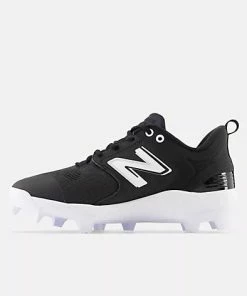 New Balance Fresh Foam 3000 V6 Molded Cleat - Black W/ White 7 New Balance Fresh Foam 3000 V6 Molded Cleat - Black W/ White -Gloves Sales Store pl3000k6 nb 03 i
