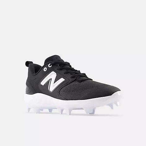 New Balance Fresh Foam 3000 V6 Molded Cleat - Black W/ White 1 New Balance Fresh Foam 3000 V6 Molded Cleat - Black W/ White