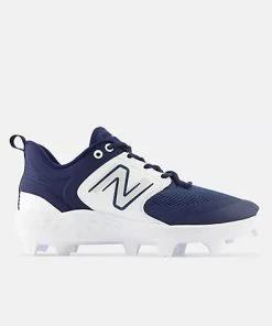 New Balance Fresh Foam 3000 V6 Molded Cleat - Navy W/ White 7 New Balance Fresh Foam 3000 V6 Molded Cleat - Navy W/ White -Gloves Sales Store pl3000n6 nb 02 i