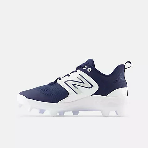 New Balance Fresh Foam 3000 V6 Molded Cleat - Navy W/ White 2 New Balance Fresh Foam 3000 V6 Molded Cleat - Navy W/ White - Image 2