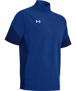 Under Armour Squad Men's Coach's Baseball Cage Jacket - Royal 1351318-400