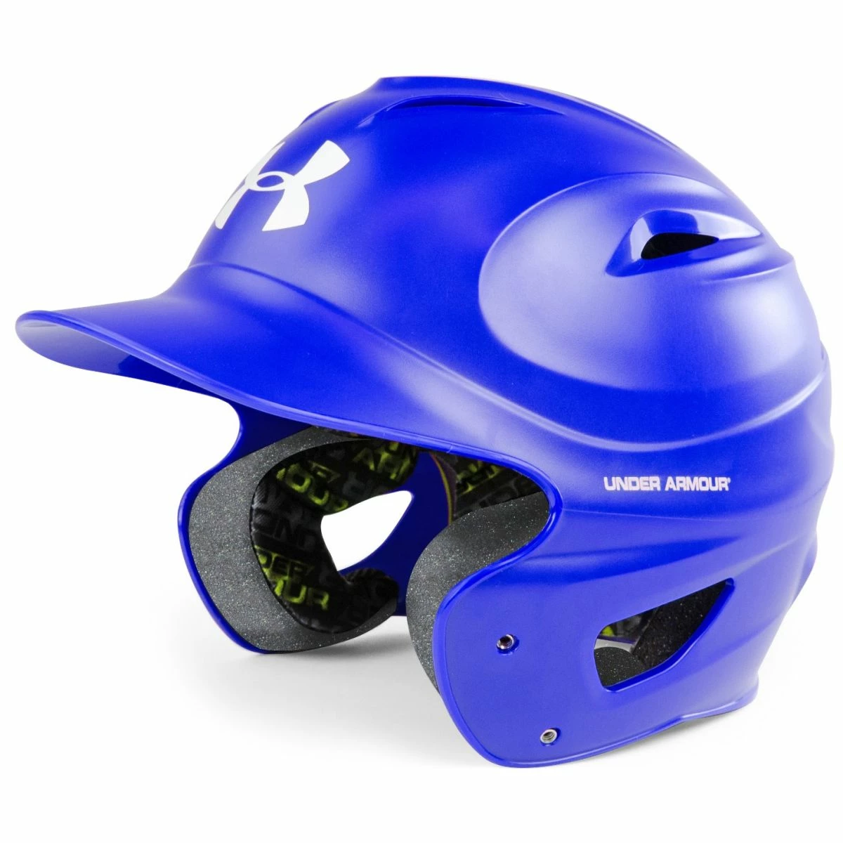Under Armour Converge Solid Gloss Batting Helmet - Royal 1 Under Armour Converge Solid Gloss Batting Helmet - Royal