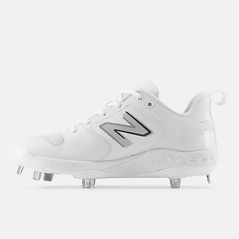 New Balance Fresh Foam X Velo V3 Metal Softball Cleat - White 2 New Balance Fresh Foam X Velo V3 Metal Softball Cleat - White - Image 2