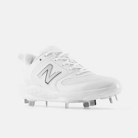 New Balance Fresh Foam X Velo V3 Metal Softball Cleat - White 1 New Balance Fresh Foam X Velo V3 Metal Softball Cleat - White