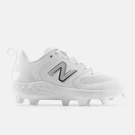 New Balance Fresh Foam Velo V3 Molded Softball Cleat SPVELOW3 - White 3 New Balance Fresh Foam Velo V3 Molded Softball Cleat SPVELOW3 - White - Image 3