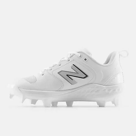 New Balance Fresh Foam Velo V3 Molded Softball Cleat SPVELOW3 - White 2 New Balance Fresh Foam Velo V3 Molded Softball Cleat SPVELOW3 - White - Image 2