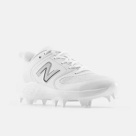 New Balance Fresh Foam Velo V3 Molded Softball Cleat SPVELOW3 - White 1 New Balance Fresh Foam Velo V3 Molded Softball Cleat SPVELOW3 - White