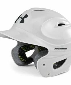 Under Armour Converge Solid Gloss Batting Helmet - White