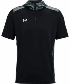 Under Armour Men's Command Short Sleeve Hoodie - Black