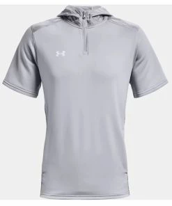 Under Armour Men's Command Short Sleeve Hoodie - Grey